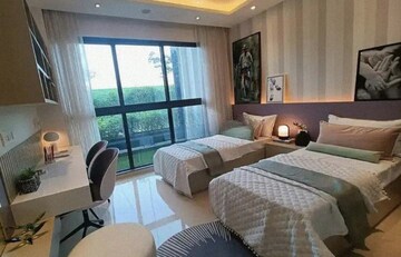 Bedroom in 1 BHK Apartment at Lodha Crown Quality Homes, Majiwada – for Sale