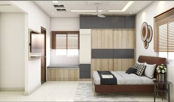 Bedroom in 3 BHK Apartment at My Home Krishe, Financial District – for Rent