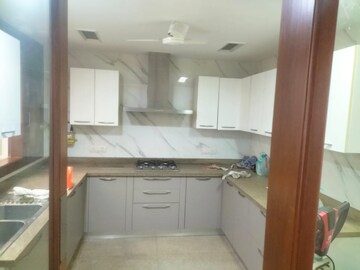 Kitchen in 4 BHK Builder Floor at Greater Kailash – for Rent