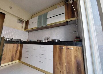 Kitchen in 1.5 BHK Apartment at Rosa Gardenia, Ghodbunder Road – for Rent