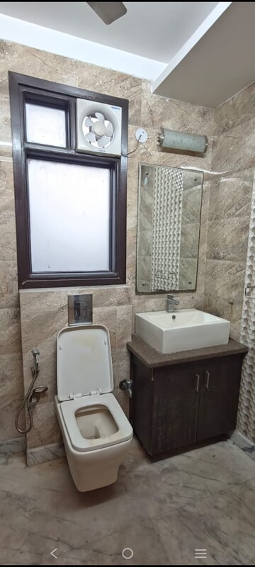 Bathroom in 2.5 BHK Builder Floor at Kalkaji – for Rent