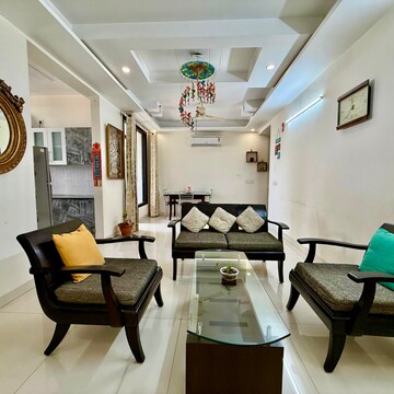 Team Area in 2.5 BHK Apartment at Golden Sand Apartments, Dhakoli Village – for Rent
