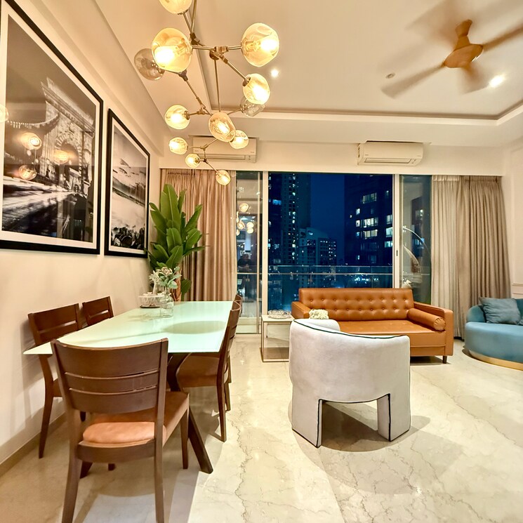 Living Room, runwal-the-reserve 4 Bedroom 1530 Sq.Ft. Apartment In Upper Worli Mumbai 8334907