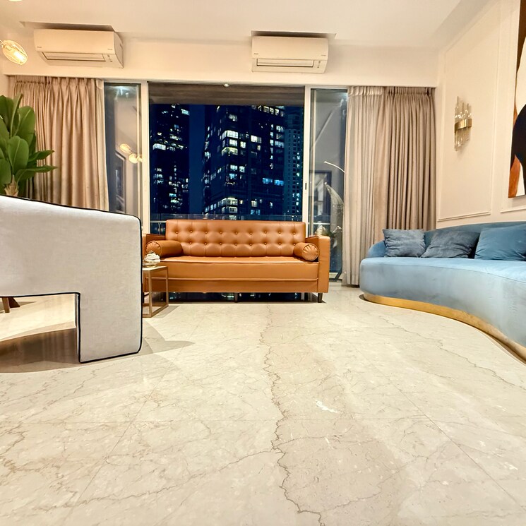 Living Room, runwal-the-reserve 4 Bedroom 1530 Sq.Ft. Apartment In Upper Worli Mumbai 8334907