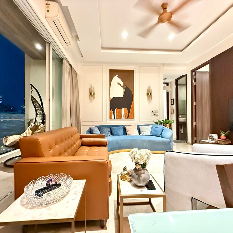 Living Room, runwal-the-reserve 4 Bedroom 1530 Sq.Ft. Apartment In Upper Worli Mumbai 8334907