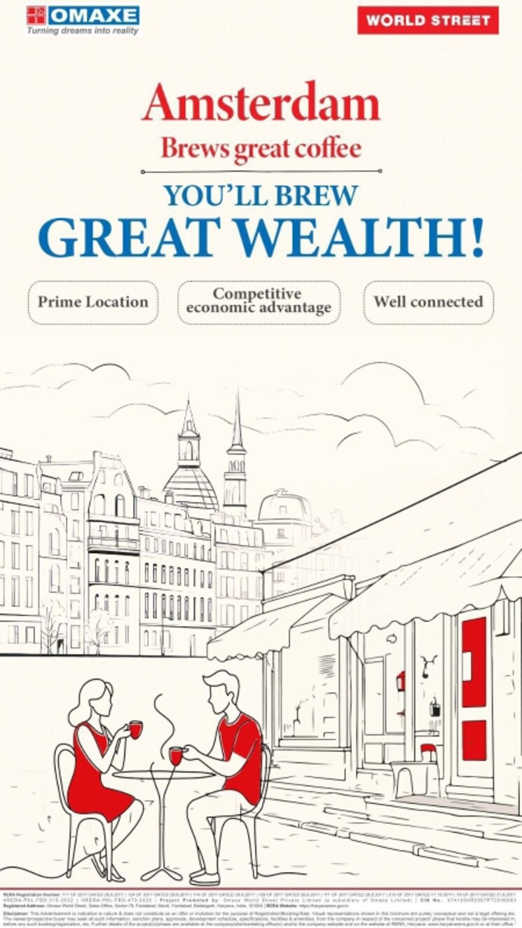 Map Location, omaxe-world-street Commercial Shop 250 Sq.Ft. In Sector 79 Faridabad 8334931