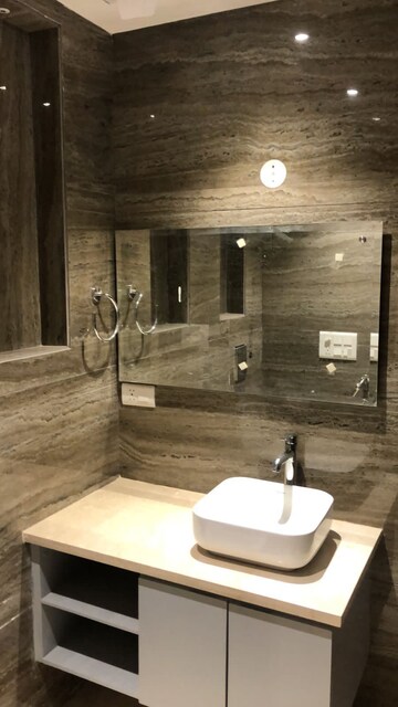 Bathroom in 3 BHK Builder Floor at Kalkaji – for Rent