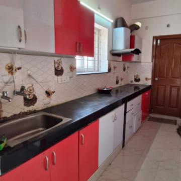 Kitchen in 2 BHK Builder Floor at Kondapur – for Rent
