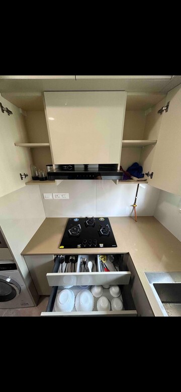 Kitchen in 1 BHK Apartment at Hiranandani Regent Hill, Powai – for Rent