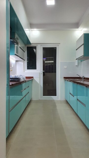Balcony in 3.5 BHK Apartment at Bhartiya Nikoo Homes Phase 2, Thanisandra Main Road – for Rent