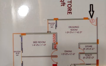 2.5 BHK Apartment For Sale in Ratan Galaxy, Vrindavan Yojna