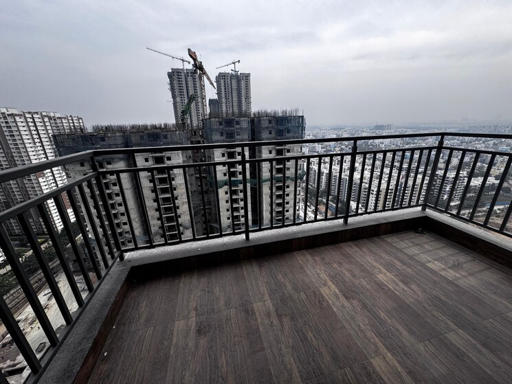 Balcony, rajapushpa-provincia 3 Bedroom 2020 Sq.Ft. Apartment In Narsingi Hyderabad 8335151