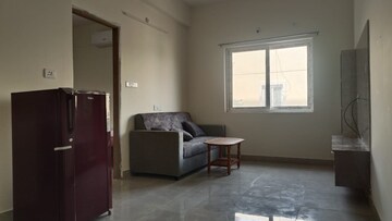 Living Room in 1.5 BHK Apartment at Radha Madhav Nilayam, Miyapur – for Rent