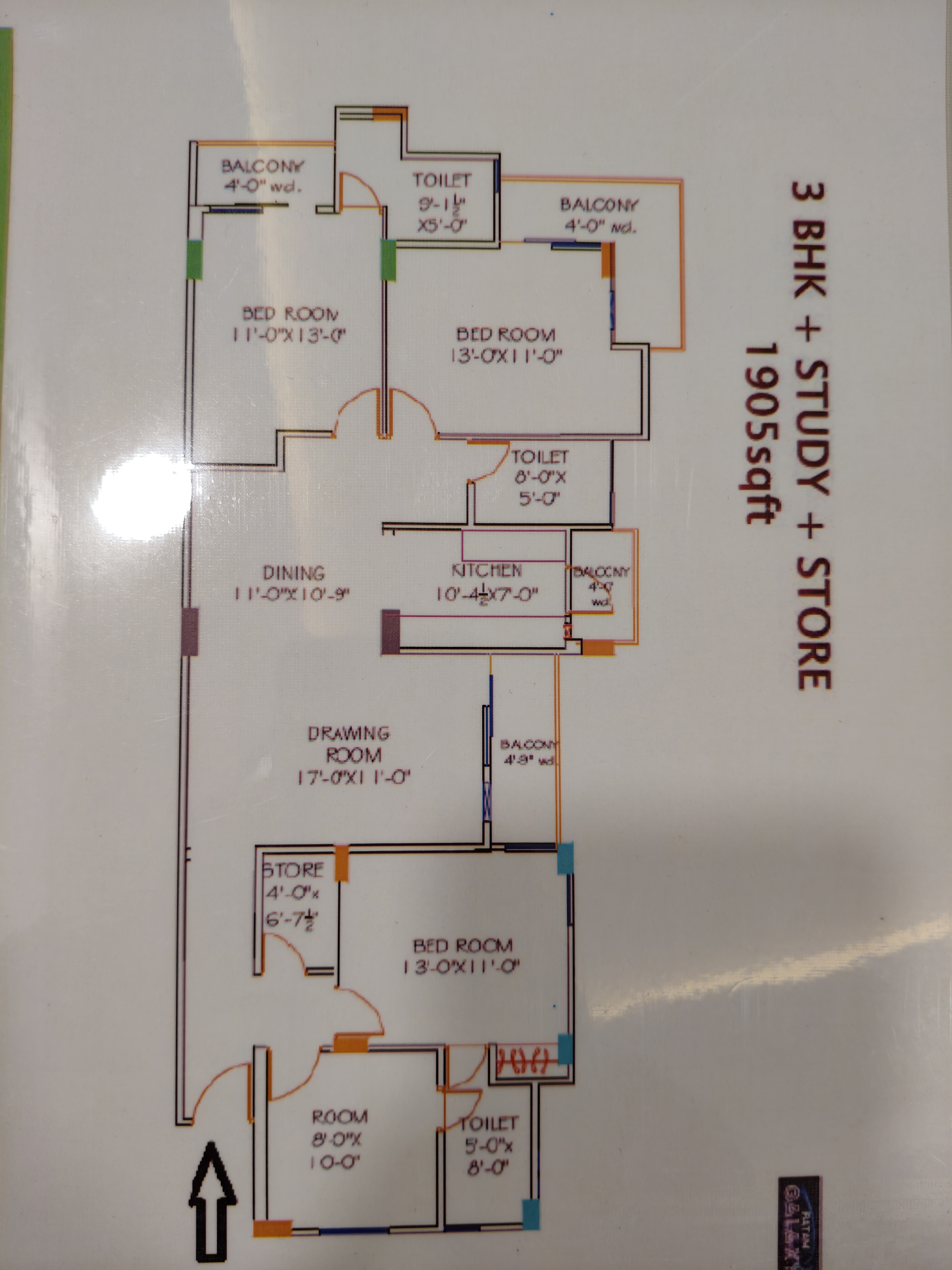 3.5 BHK + Pooja Room,Servant Room Apartment For Sale in Ratan Galaxy