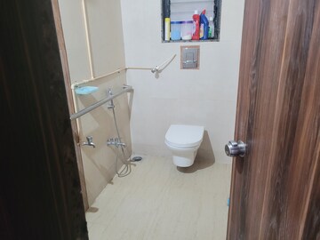 Attached Bathroom in 3 BHK Apartment at Galaxy Parijat, Bhosle Nagar – for Rent