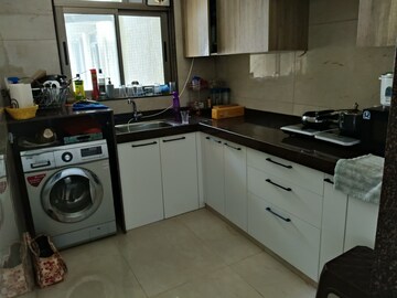 Kitchen in 2 BHK Apartment at Chandak Cornerstone, Worli – for Rent