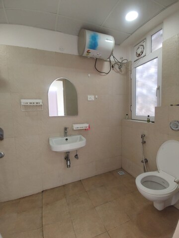 Bathroom in 3 BHK Apartment at Pacifica Hill Crest, Gachibowli – for Rent