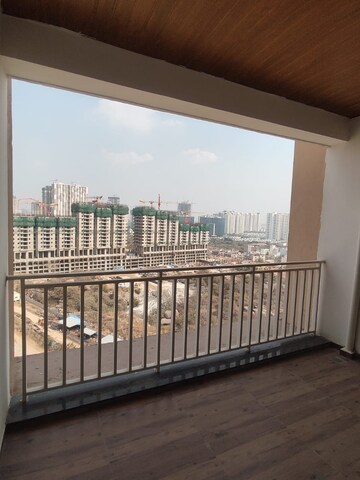 Balcony in 3 BHK Apartment at Pacifica Hill Crest, Gachibowli – for Rent