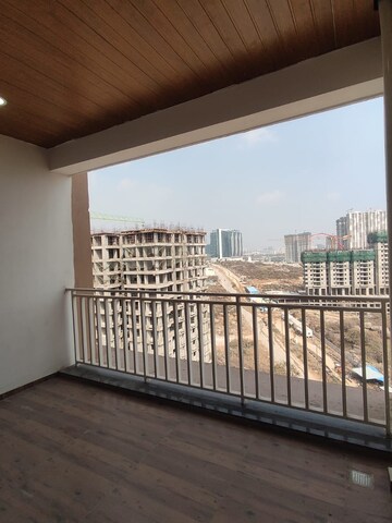Balcony in 3 BHK Apartment at Pacifica Hill Crest, Gachibowli – for Rent