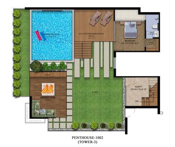 Master Plan in 5 BHK Penthouse at Capital Royal Casa, Gms Road – for Sale