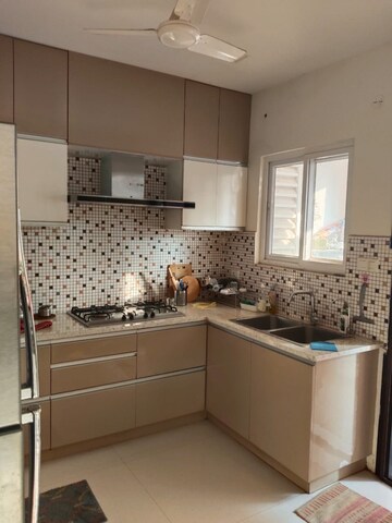Kitchen in 3 BHK Apartment at Jayabheri The Summit, Narsingi – for Rent