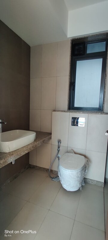 Bathroom in 3 BHK Apartment at Shapoorji Pallonji Vicinia, Powai – for Rent