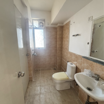 Bathroom in 3 BHK Apartment at Jaypee Kensington Park Apartments, Sector 133 – for Rent