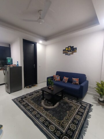 Living Room in 2 BHK Builder Floor at Freedom Fighters Enclave – for Rent