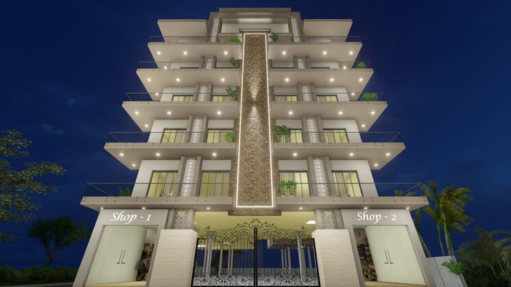 Exterior View, hazratganj 2 Bedroom 900 Sq.Ft. Apartment In Hazratganj Lucknow 8336169