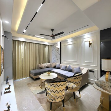 Living Room in 4 BHK Builder Floor at Unitech Nirvana Country Cedar Crest, Sector 50 – for Sale