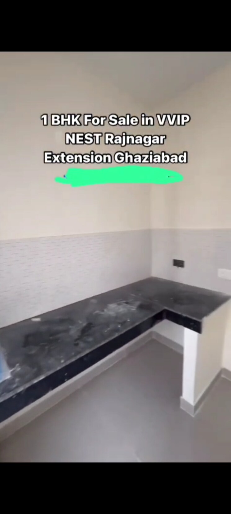 Kitchen, vvip-nest 1 Bedroom 670 Sq.Ft. Apartment In Raj Nagar Extension Ghaziabad 8336260