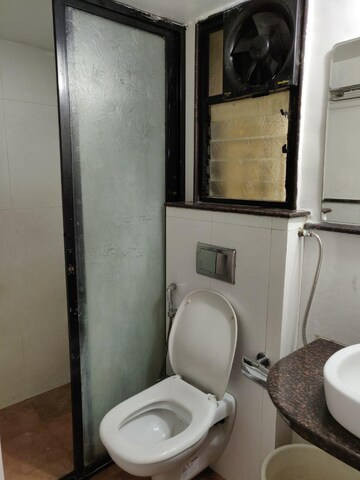 Bathroom in 2 BHK Apartment at Mantri Aangan, Koregaon Park – for Rent