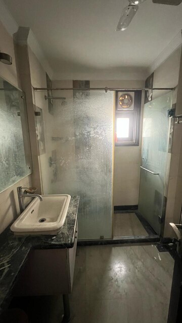 Bathroom in 3 BHK Builder Floor at Greater Kailash I – for Rent