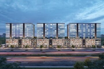  Showroom – Exterior View View at Swati Trinity, Shela - for Rent