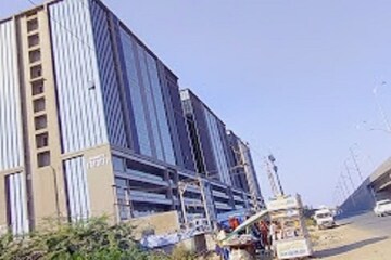  Showroom – Exterior View View at Swati Trinity, Shela - for Rent
