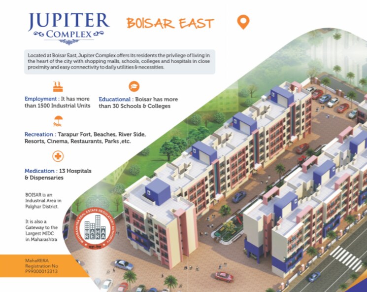 Master Plan, jem-jupiter-complex 1 Bedroom 496 Sq.Ft. Apartment In Betegaon Palghar 8336497