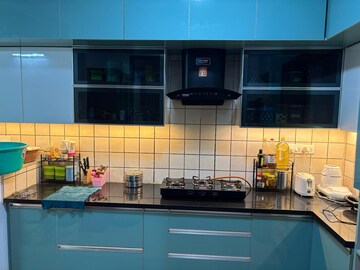 Kitchen in 2 BHK Apartment at Goyal Orchid Piccadilly, Thanisandra Main Road – for Rent