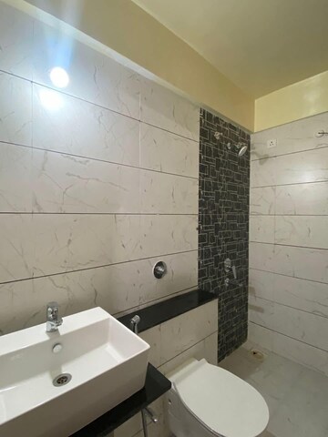 Bathroom in 3 BHK Apartment at Majestique Marbella Phase 1, Kharadi – for Rent