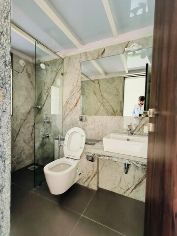 Bathroom in 3 BHK Apartment at Pride Platinum, Baner – for Rent