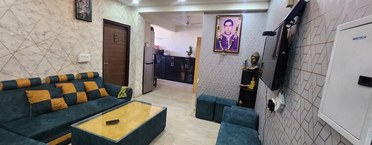 Living Room, trishla-city 2 Bedroom 1220 Sq.Ft. Apartment In Patiala Road Zirakpur 8337275