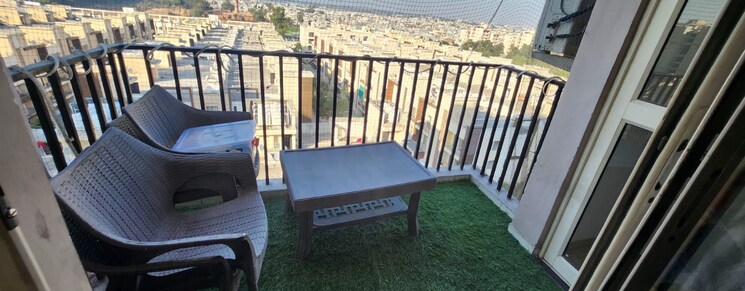 Balcony, trishla-city 2 Bedroom 1220 Sq.Ft. Apartment In Patiala Road Zirakpur 8337275