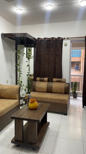 Living Room in 1 BHK Apartment at Raheja Gardens, Wanwadi – for Rent