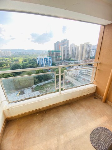Balcony in 2 BHK Apartment at Sankla Gemini Park Avenue, Kondhwa – for Rent