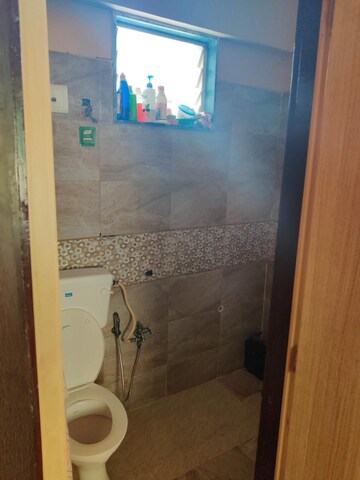 Bathroom in 2 BHK Apartment at Dharmadev Swaminarayan Park 3, Vasna – for Rent