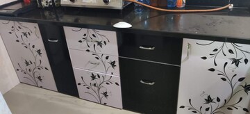 Kitchen in 2 BHK Apartment at Dharmadev Swaminarayan Park 3, Vasna – for Rent