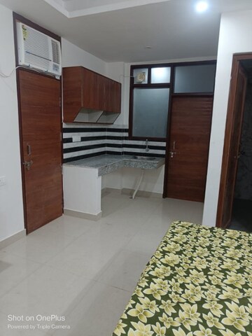 Kitchen in 1 RK Apartment at Genex Apartments, Dlf City Phase 3 – for Rent