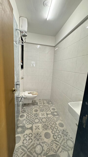 Bathroom in 1 BHK Apartment at Haware Intelligentia Horizon, Vikhroli East – for Rent