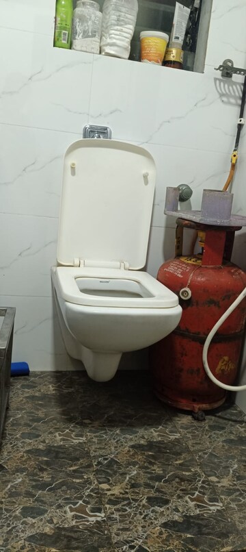 Bathroom in 1 BHK Apartment at Royal Palms, Goregaon East – for Rent
