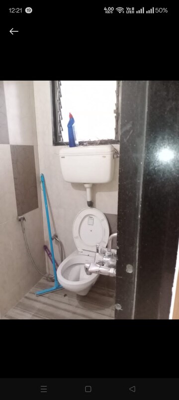 Bathroom in 1 BHK Apartment at New Krishna Tower, Kopar Khairane – for Rent