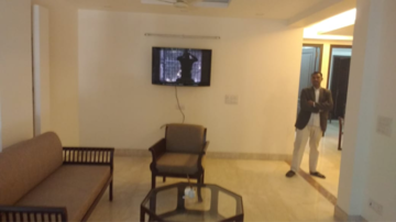 Living Room in 3 BHK Builder Floor at Safdarjung Enclave – for Rent